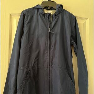 NWOT Magellan navy blue rain jacket